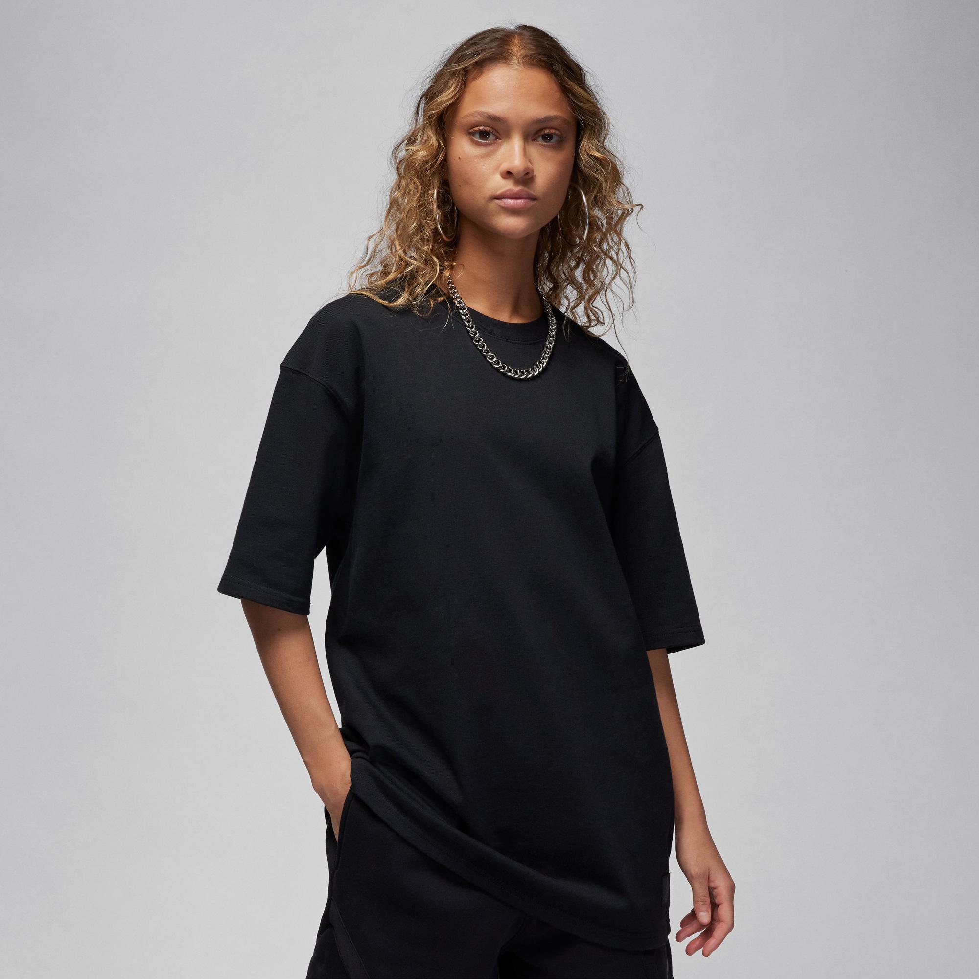 Jordan Essentials Oversize Kadın Siyah T-Shirt