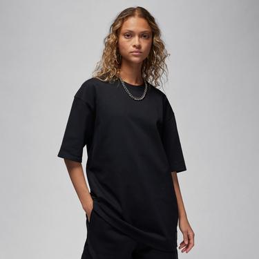  Jordan Essentials Oversize Kadın Siyah T-Shirt