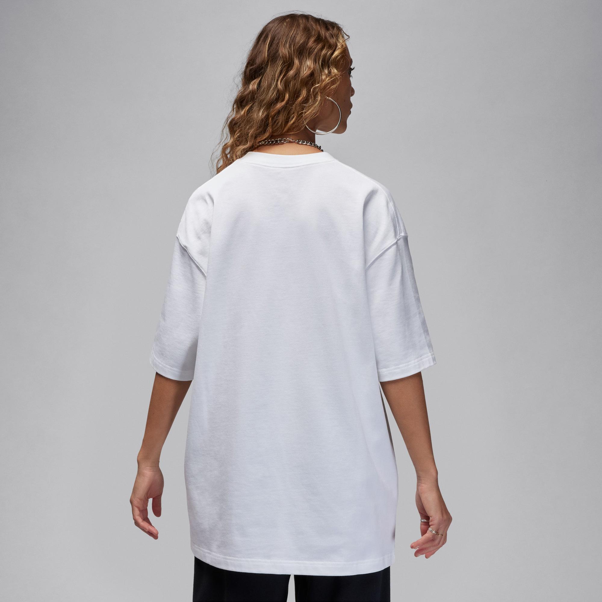 Jordan Essentials Oversize Kadın Beyaz T-Shirt