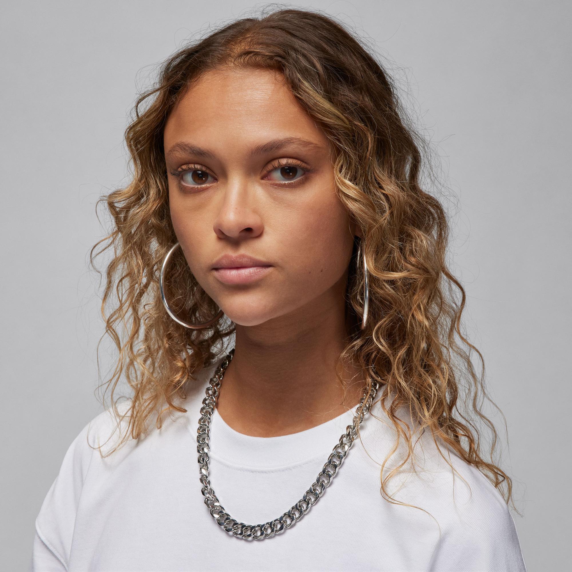 Jordan Essentials Oversize Kadın Beyaz T-Shirt