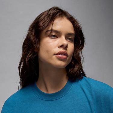  Jordan Essentials Oversize Kadın Mavi T-Shirt