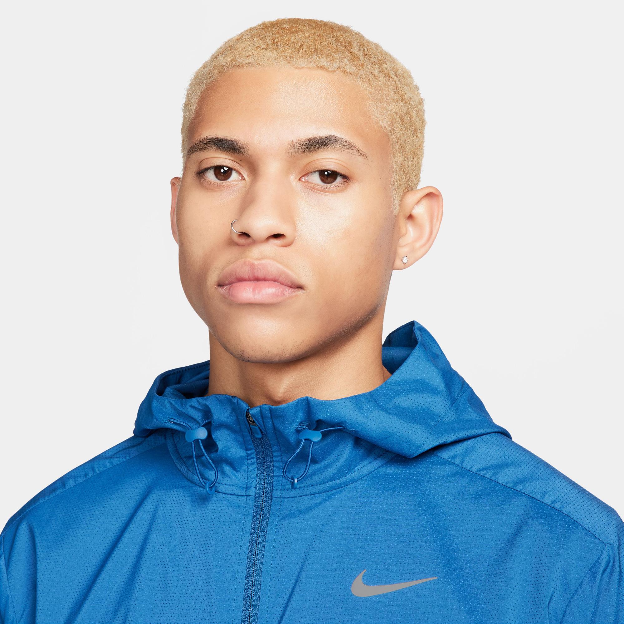 Nike Light Windrunner Erkek Mavi Ceket