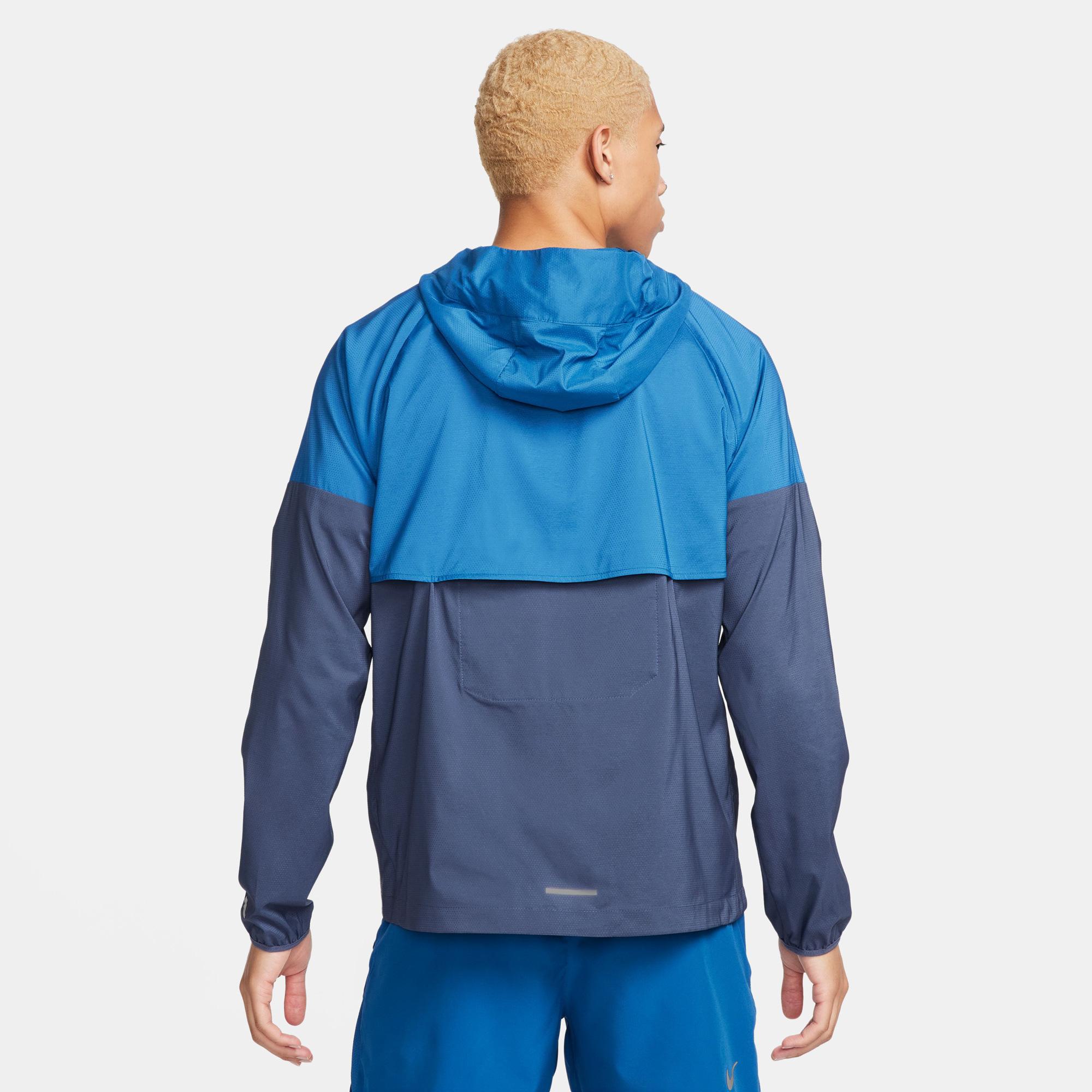 Nike Light Windrunner Erkek Mavi Ceket