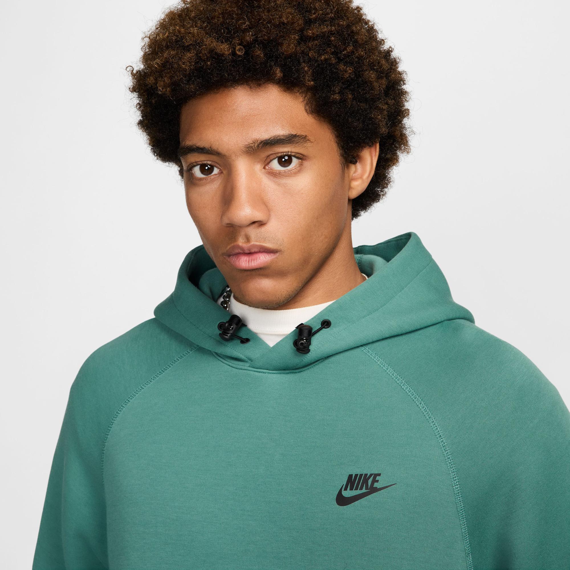 Nike Tech Fleece Pull-Over Erkek Yeşil Sweatshirt