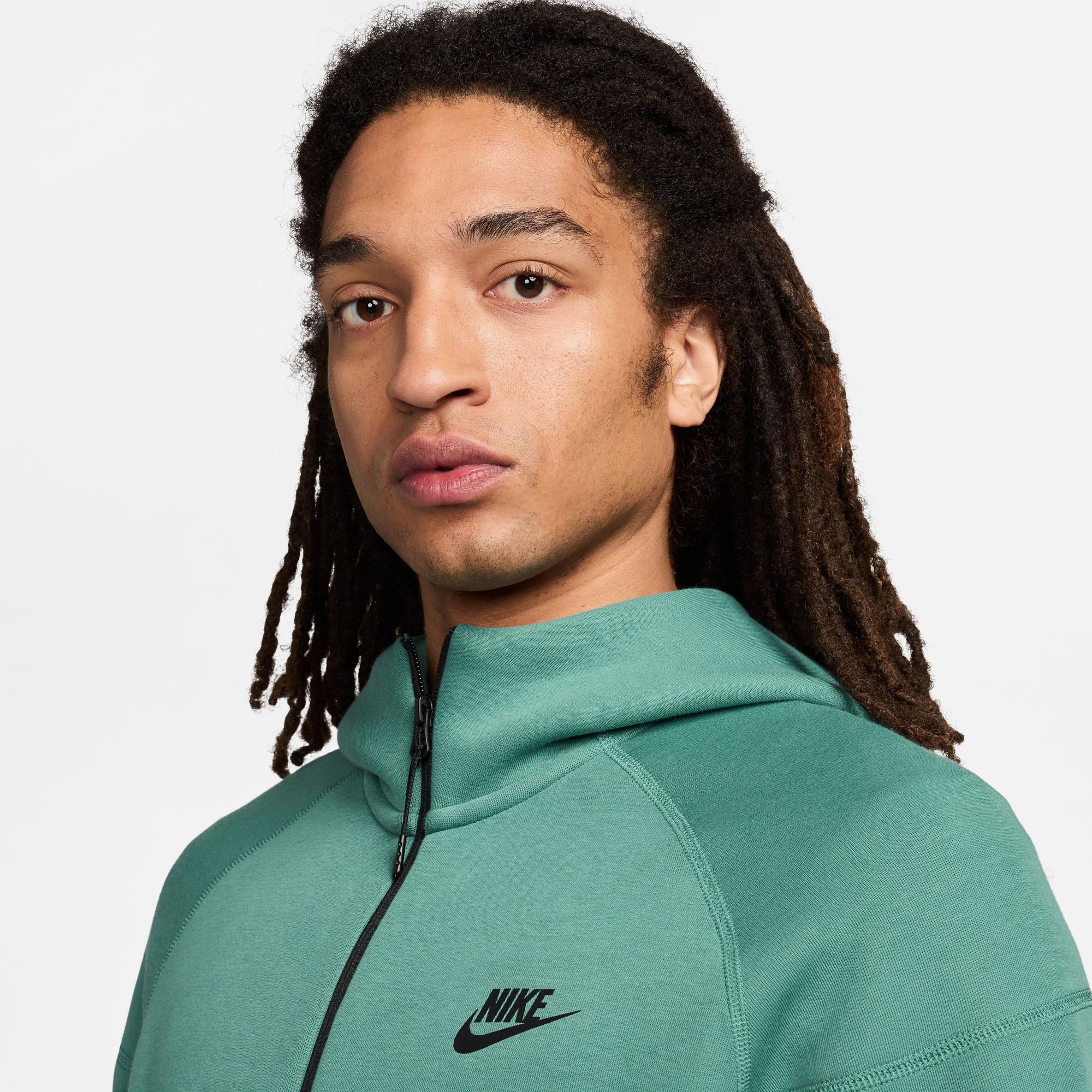 Nike Tech Fleece Erkek Yeşil Sweatshirt