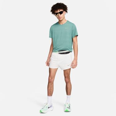  Nike Dri-Fit Miler Breathe Erkek Yeşil T-Shirt