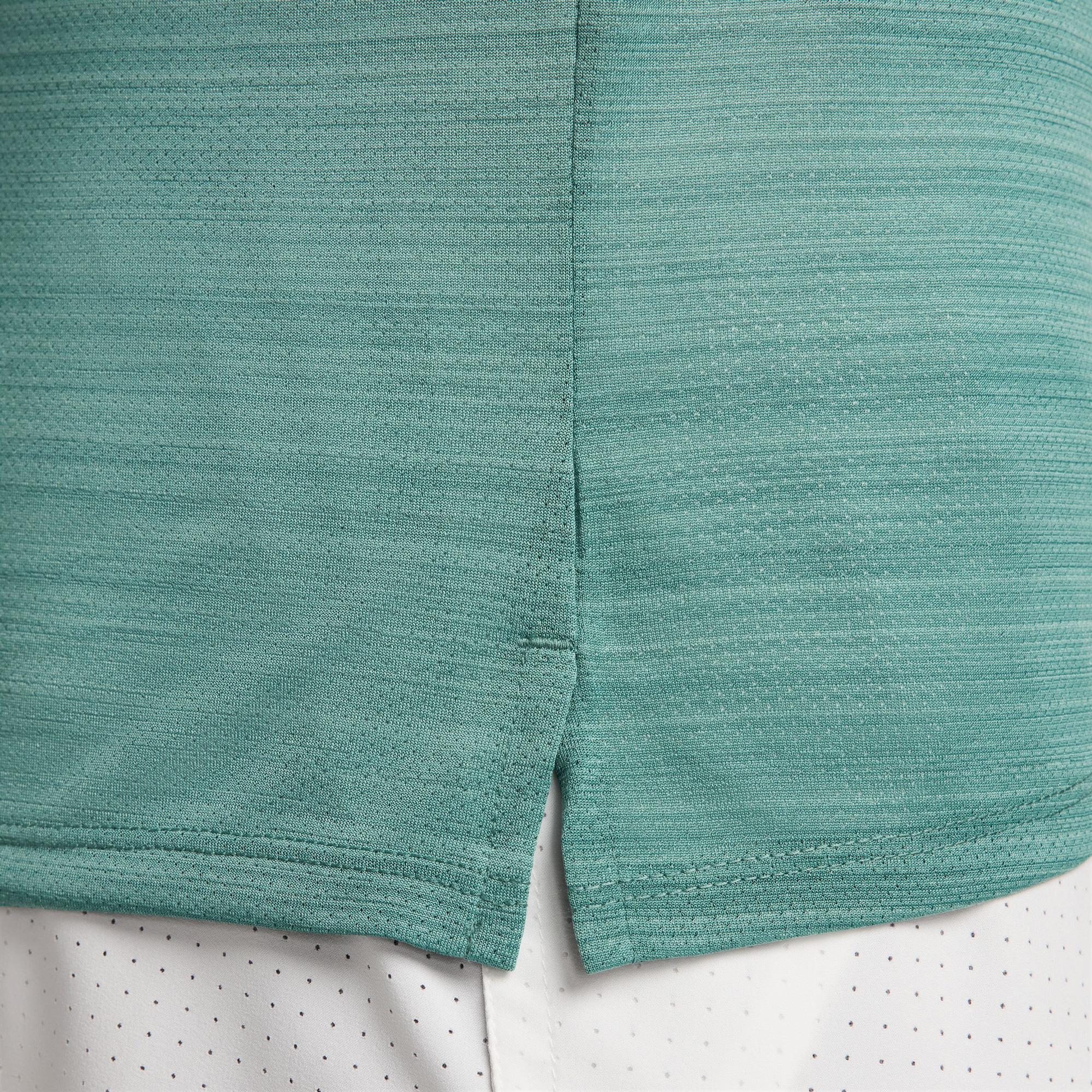 Nike Dri-Fit Miler Breathe Erkek Yeşil T-Shirt