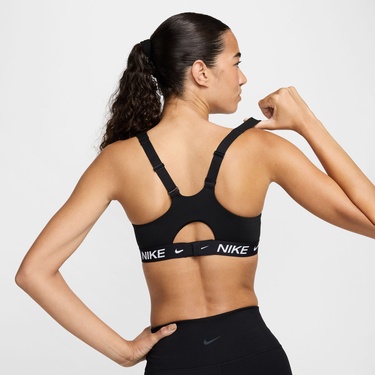 Nike Dri-Fit Indy Light Support Kadın Siyah Bra