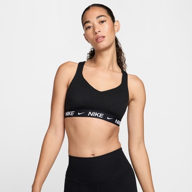  Nike Dri-Fit Indy Light Support Kadın Siyah Bra
