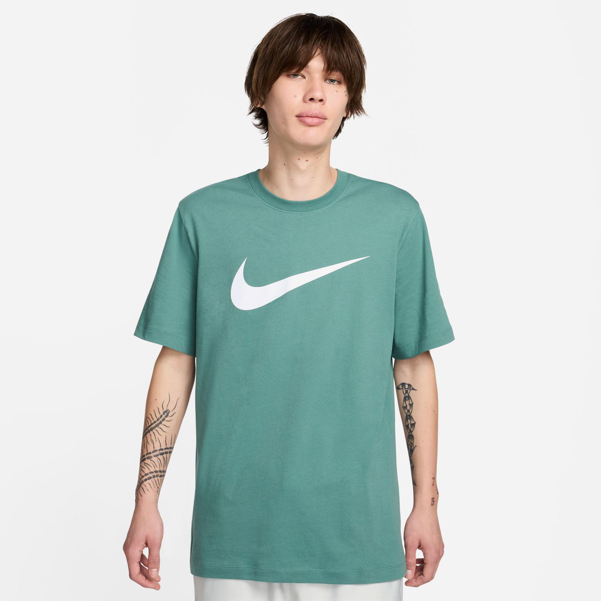 Nike Sportswear Icon Swoosh Erkek Yeşil T-Shirt