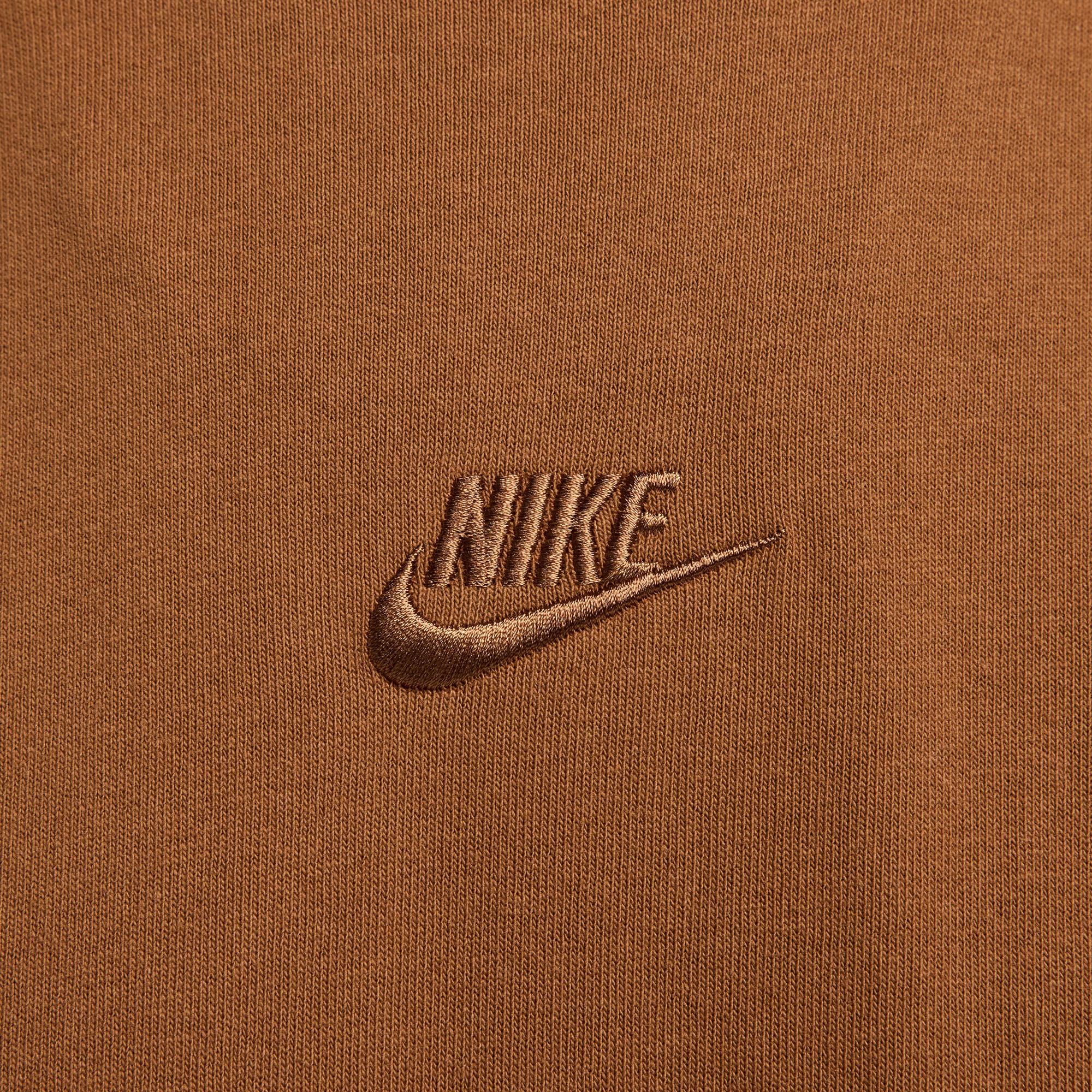 Nike Sportswear Premium Essentials Erkek Kahverengi T-Shirt