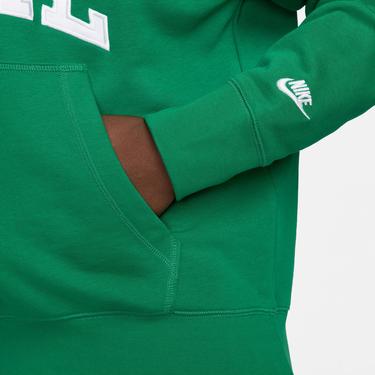  Nike Club Fleece Erkek Yeşil Uzun Kollu T-Shirt