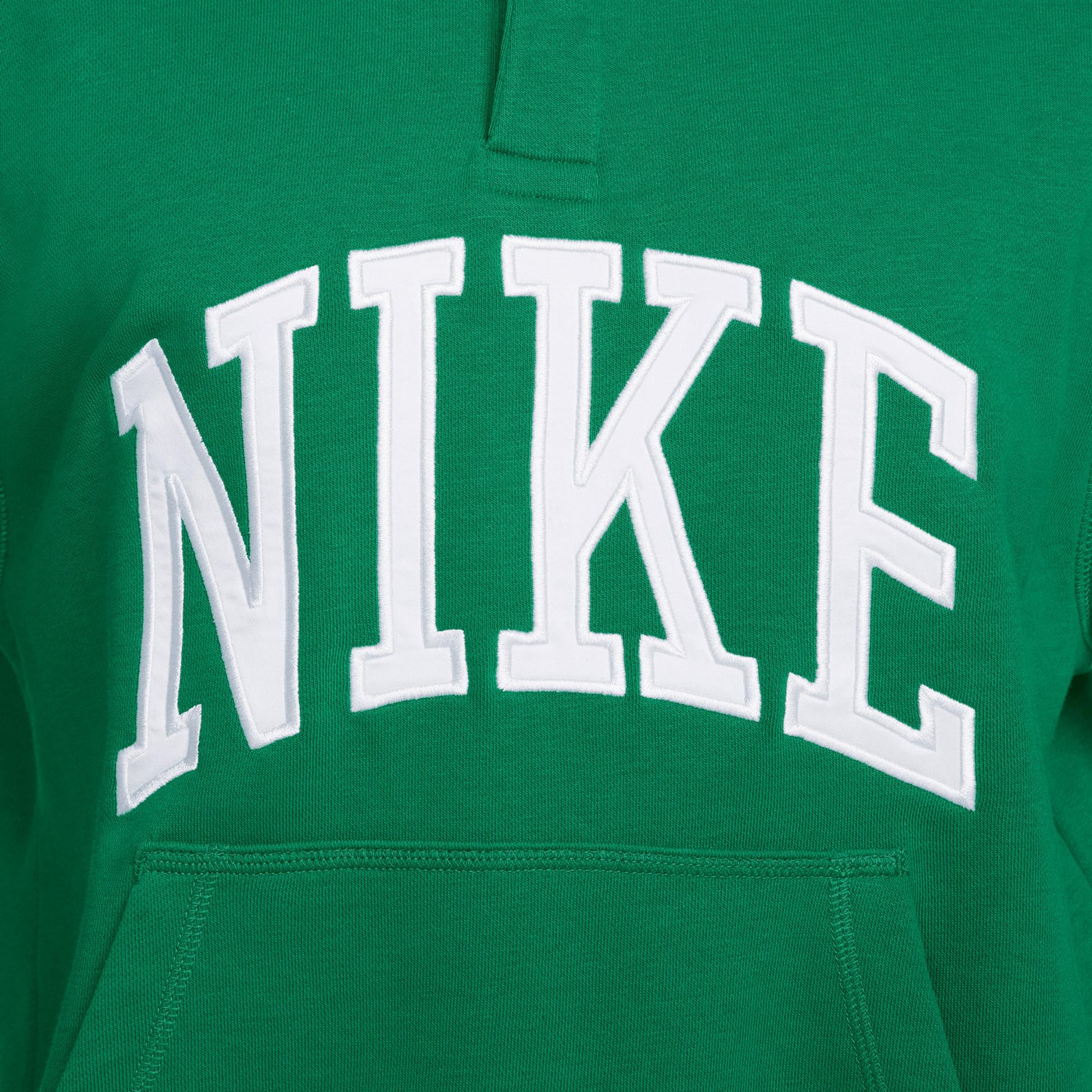 Nike Club Fleece Erkek Yeşil Uzun Kollu T-Shirt