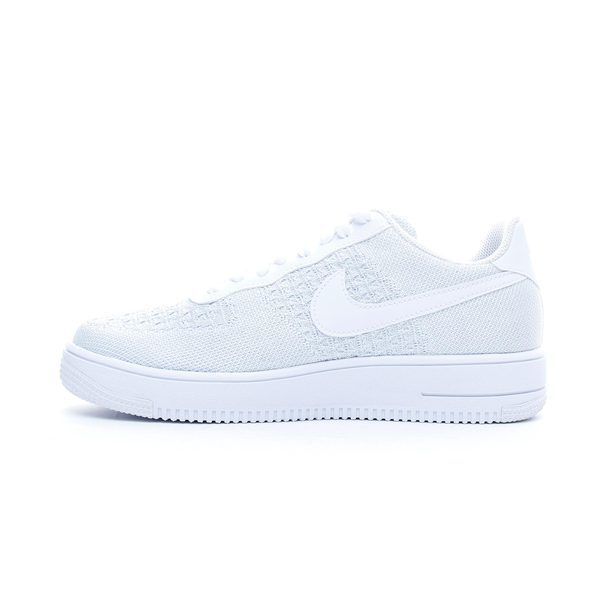 Nike Air Force 1 Flyknit 2.0 Erkek Beyaz Spor Ayakkabı