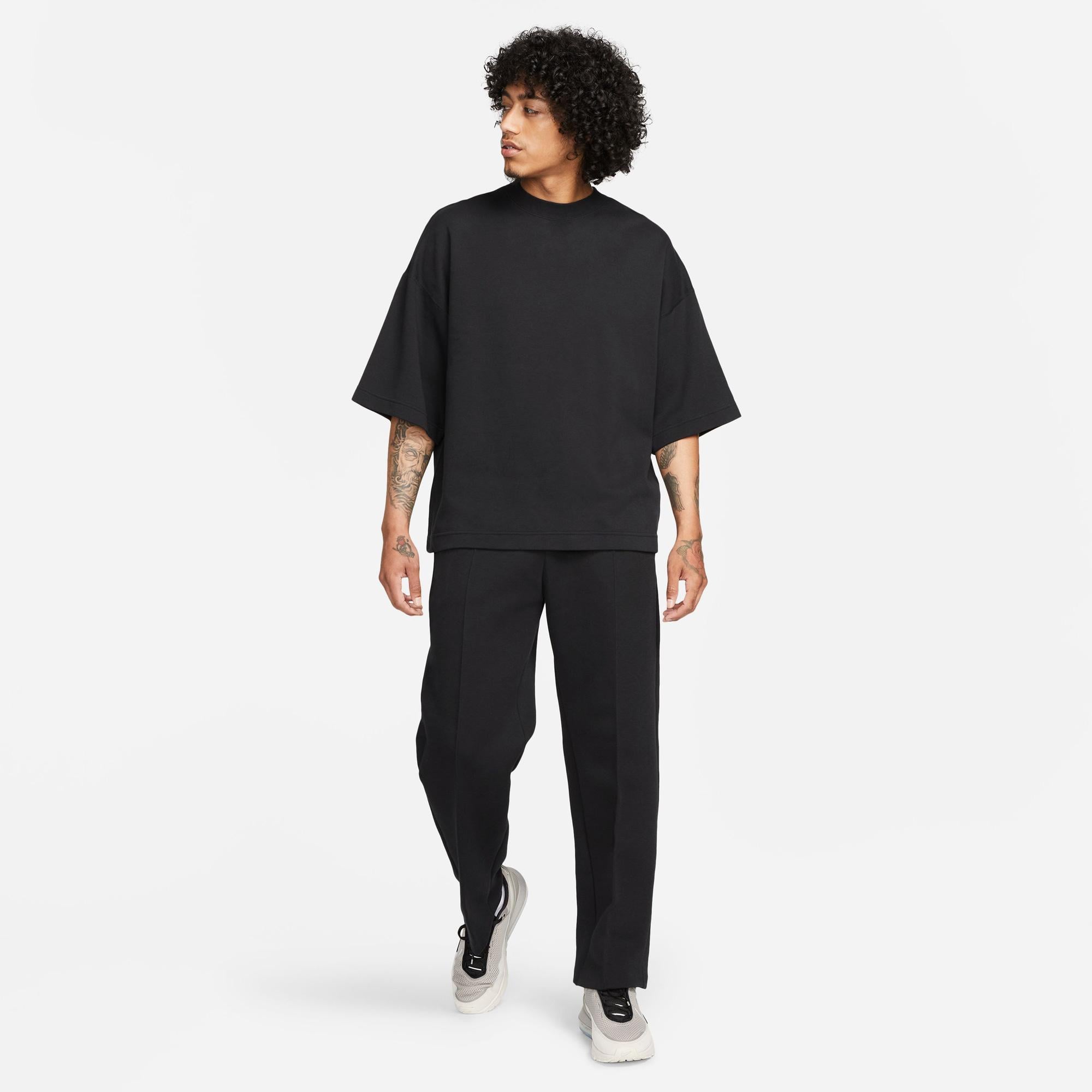 Nike Tech Fleece Erkek Siyah T-Shirt