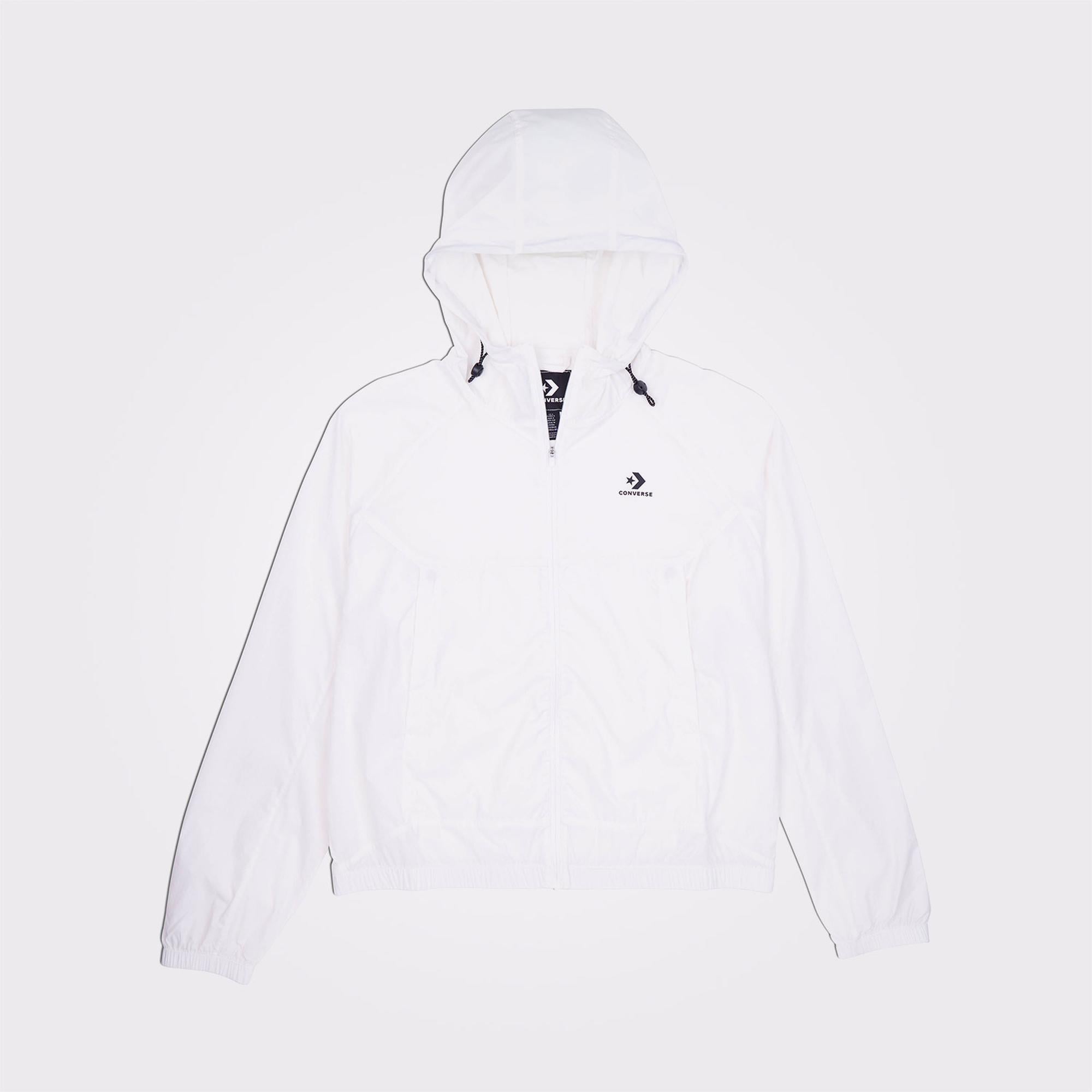 Converse Kadın Renk Bloklu Beyaz Rüzgarlık