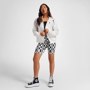  Converse Kadın Renk Bloklu Beyaz Rüzgarlık