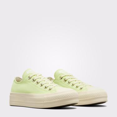  Converse Chuck Taylor All Star Lift Kadın Yeşil Platform Sneaker
