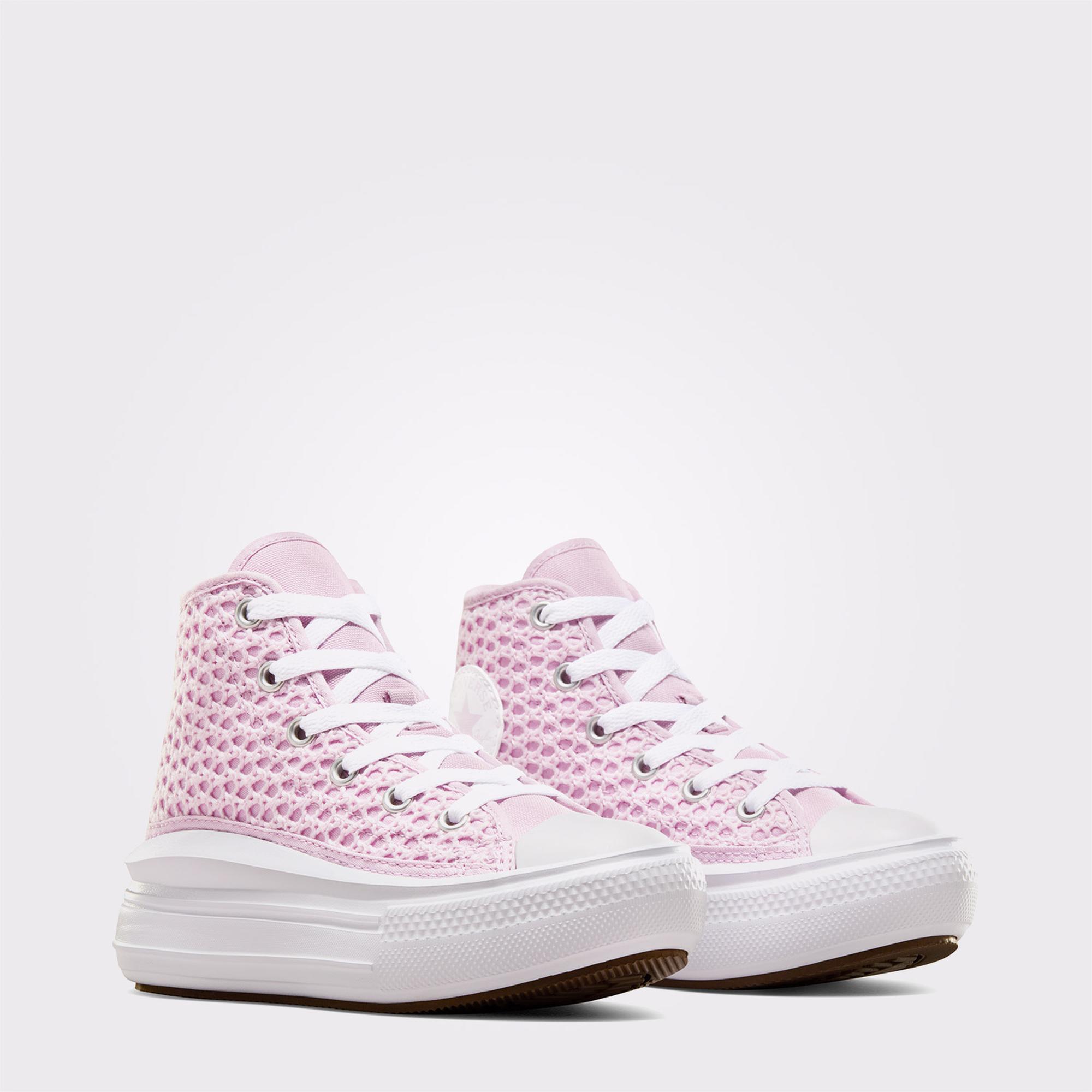 Converse Chuck Taylor All Star Move Çocuk Pembe Platform Sneaker