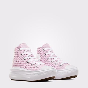  Converse Chuck Taylor All Star Move Çocuk Pembe Platform Sneaker