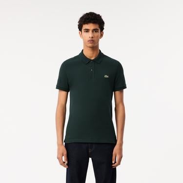  Lacoste L.12.12 Erkek Slim Fit Koyu Yeşil Polo