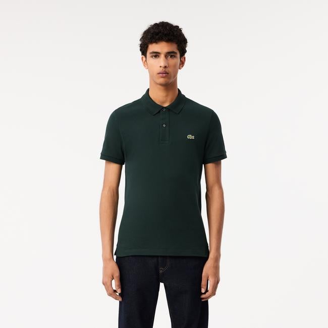  Lacoste L.12.12 Erkek Slim Fit Koyu Yeşil Polo