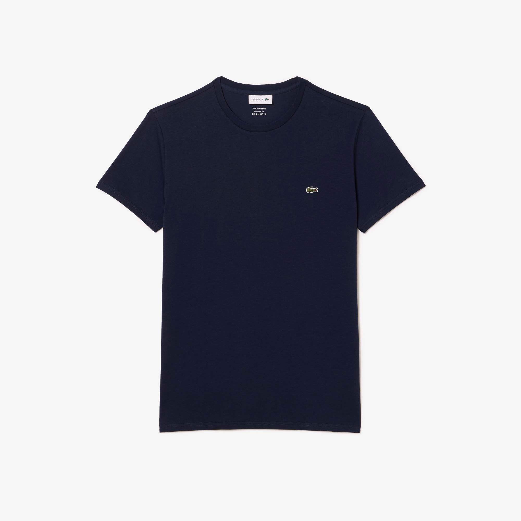Lacoste Erkek Regular Fit Bisiklet Yaka Lacivert T-Shirt