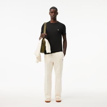  Lacoste Erkek Regular Fit Bisiklet Yaka Siyah T-Shirt