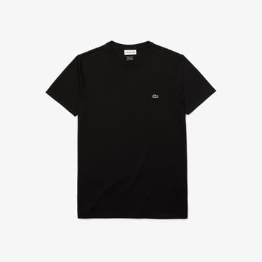  Lacoste Erkek Regular Fit Bisiklet Yaka Siyah T-Shirt