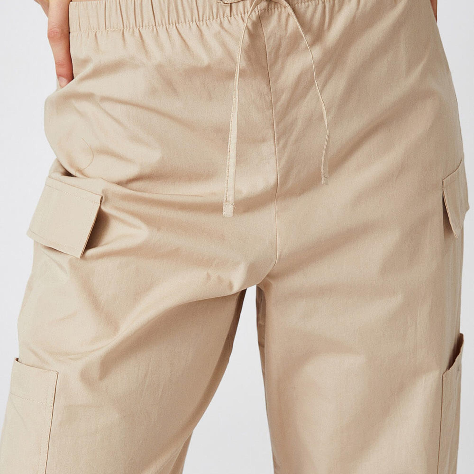 Poplin Kargo Pantolon