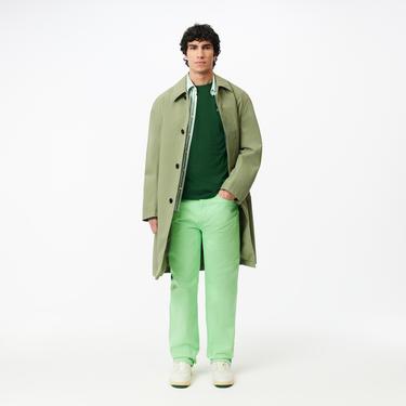  Lacoste Erkek Regular Fit Bisiklet Yaka Koyu Yeşil T-Shirt