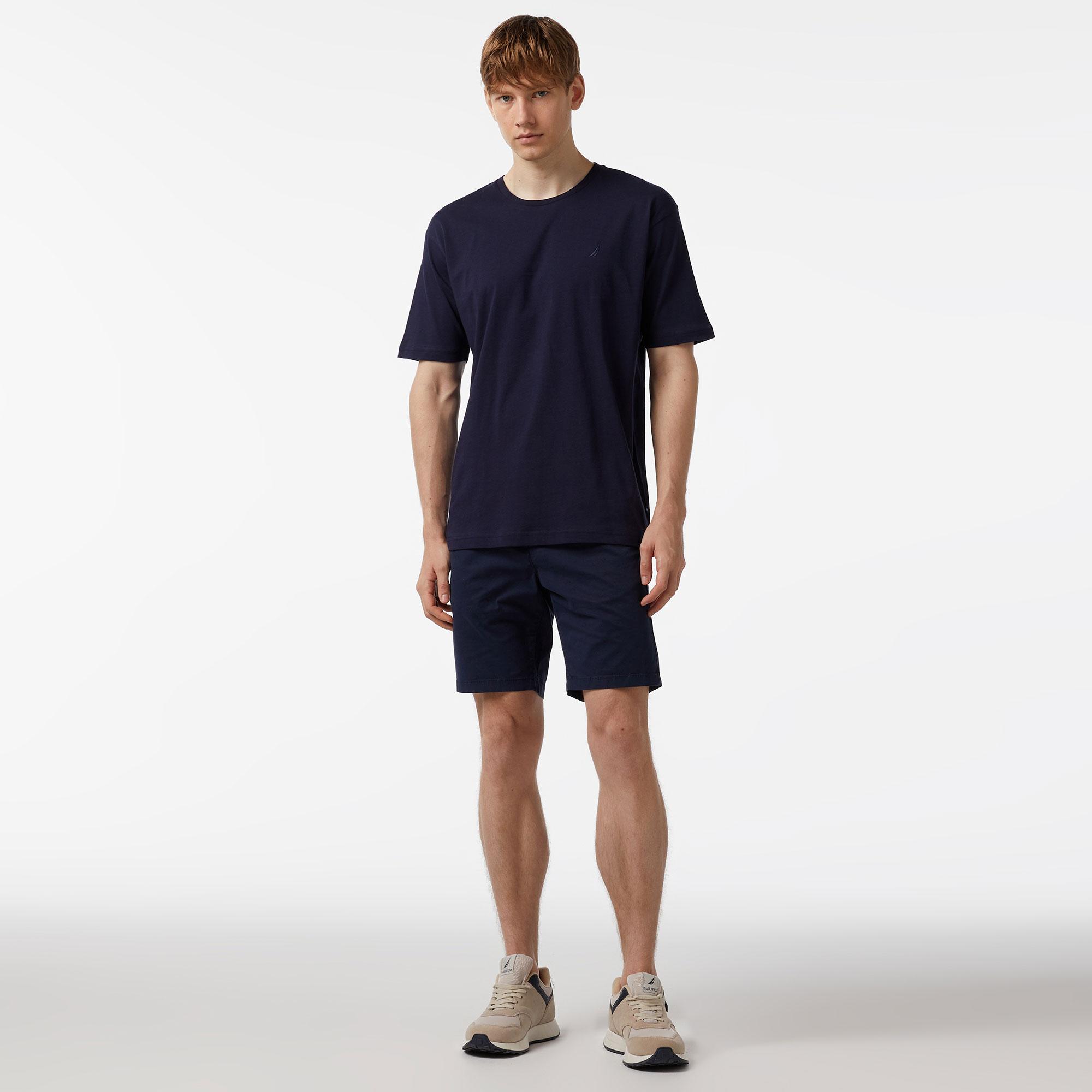 Nautica Erkek Lacivert Oversize T-Shirt