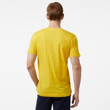  Nautica Erkek Sarı Standart Fit Kısa Kollu Baskılı T-Shirt