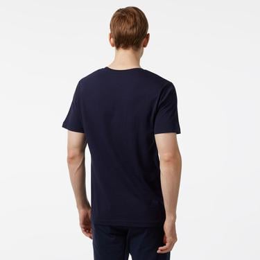  Nautica Erkek Lacivert Standart Fit Kısa Kollu Baskılı T-Shirt