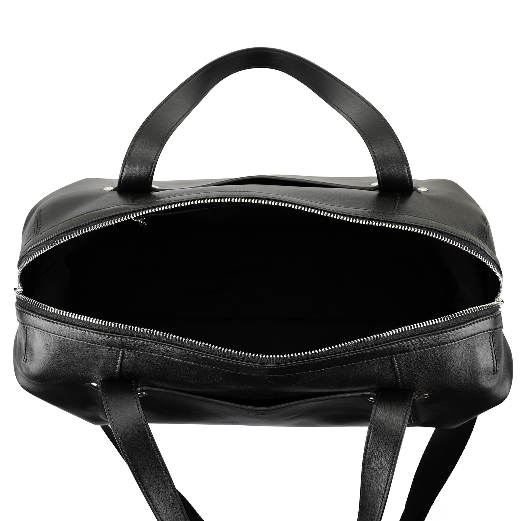 Lincoln Siyah Erkek Deri Seyahat Çantası