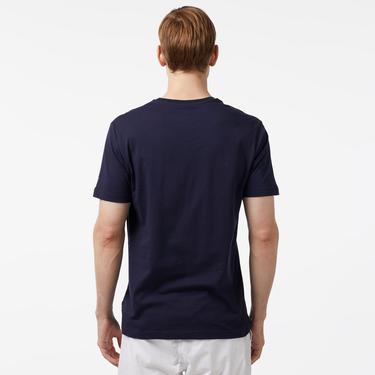  Nautica Erkek Lacivert Standart Fit Kısa Kollu Baskılı T-Shirt