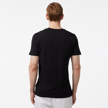  Nautica Erkek Siyah Standart Fit Kısa Kollu Baskılı T-Shirt