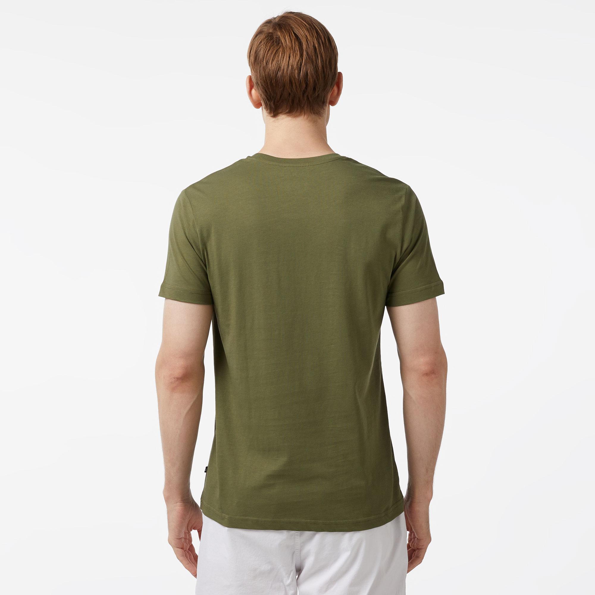 Nautica Erkek Yeşil Standart Fit Kısa Kollu Baskılı T-Shirt