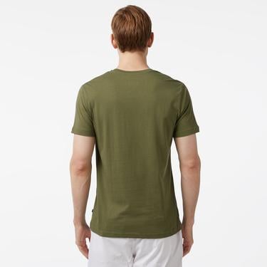  Nautica Erkek Yeşil Standart Fit Kısa Kollu Baskılı T-Shirt