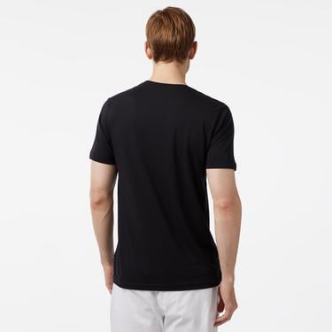  Nautica Erkek Siyah Standart Fit Kısa Kollu Baskılı T-Shirt