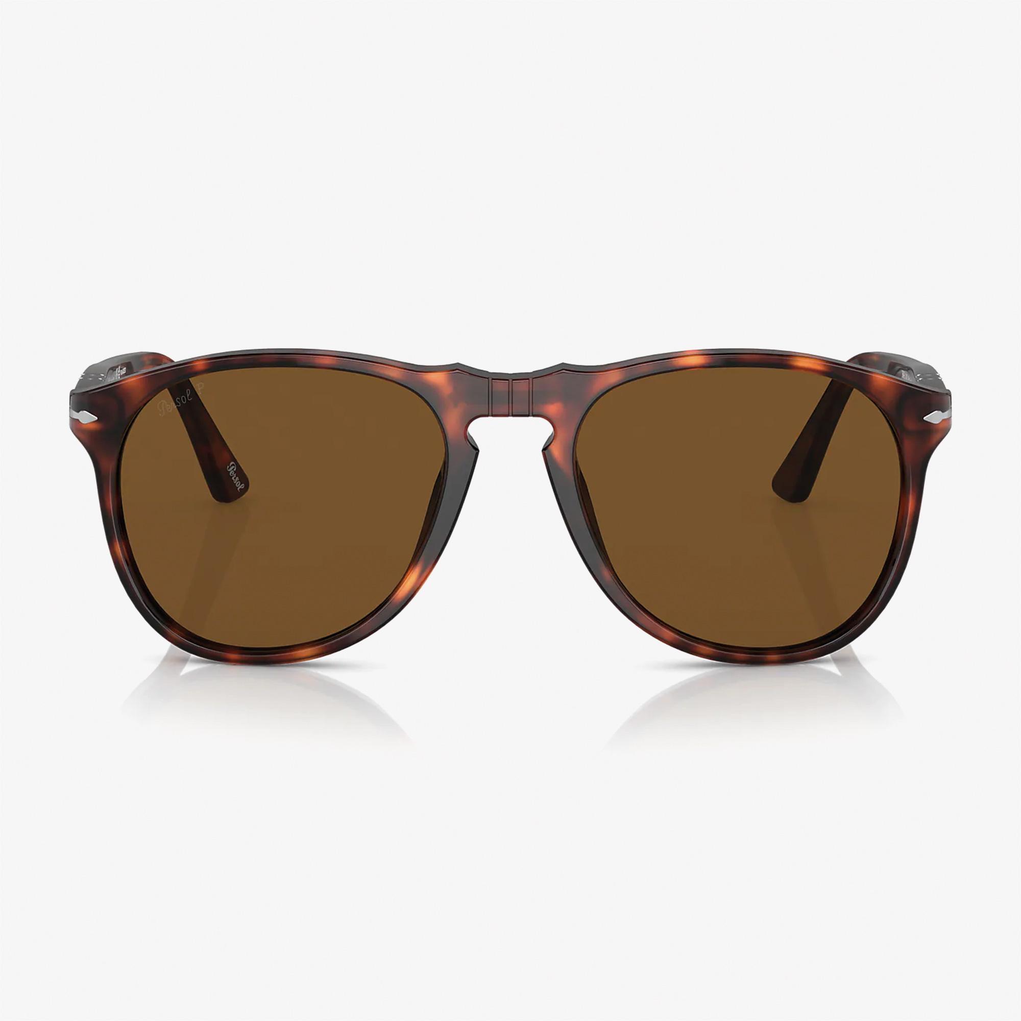 PERSOL Acetate Erkek Kahverengi Güneş Gözlüğü
