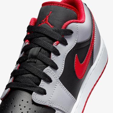  Jordan Air 1 Low Genç Çocuk Gri Spor Ayakkabı