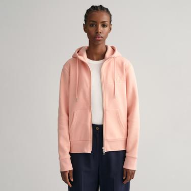  GANT Kadın Turuncu Regular Fit Kapüşonlu Sweatshirt
