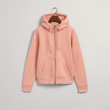  GANT Kadın Turuncu Regular Fit Kapüşonlu Sweatshirt