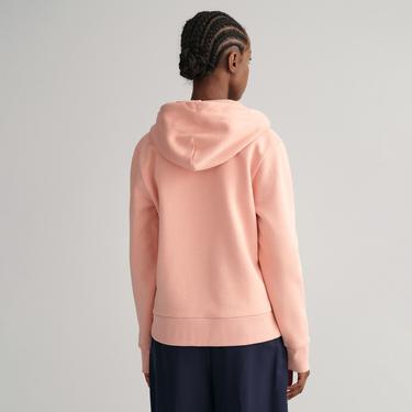  GANT Kadın Turuncu Regular Fit Kapüşonlu Sweatshirt