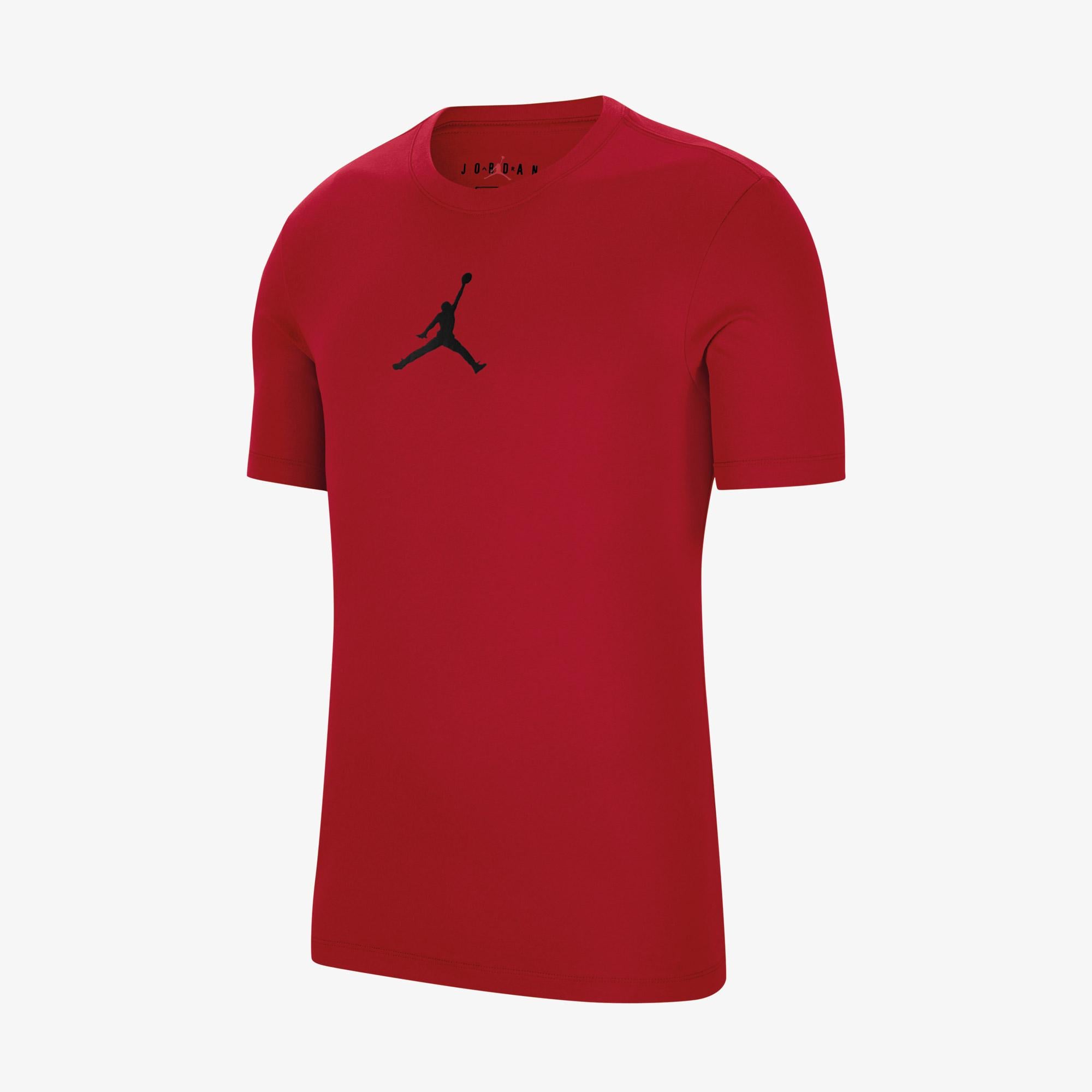 Jordan Jumpman Dri-Fit Crew Erkek Kırmızı T-Shirt