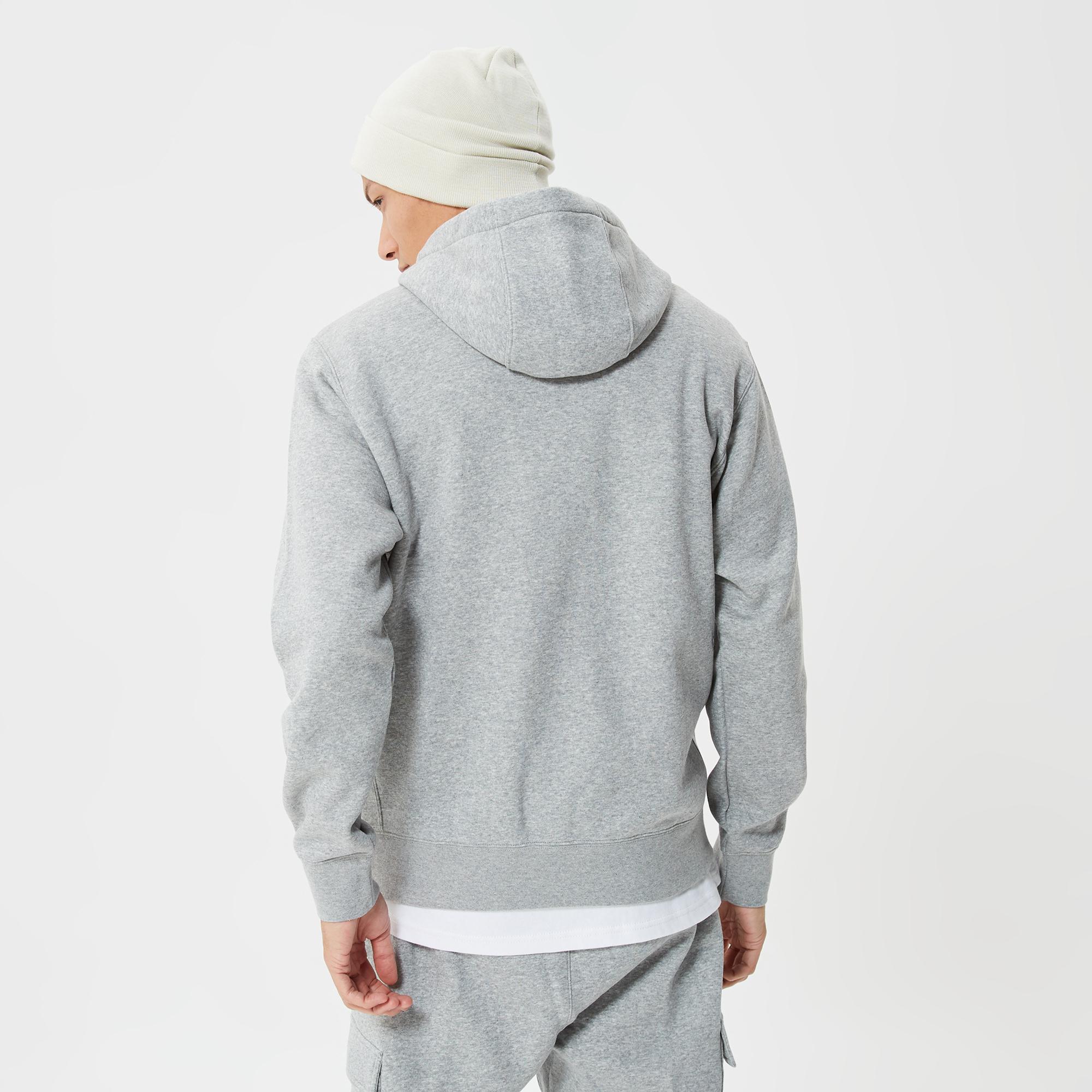 Nike Sportswear Club Fleece Erkek Gri Sweatshirt