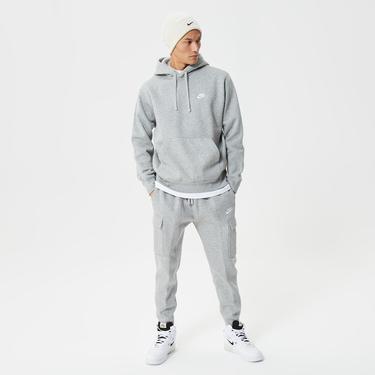  Nike Sportswear Club Fleece Erkek Gri Sweatshirt