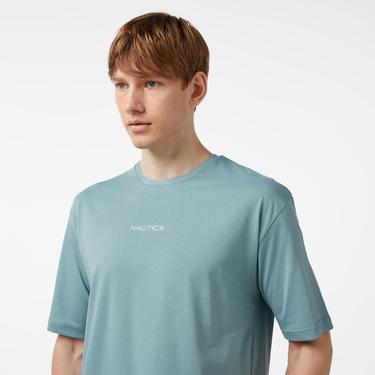  Nautica Erkek Yeşil Oversize T-Shirt