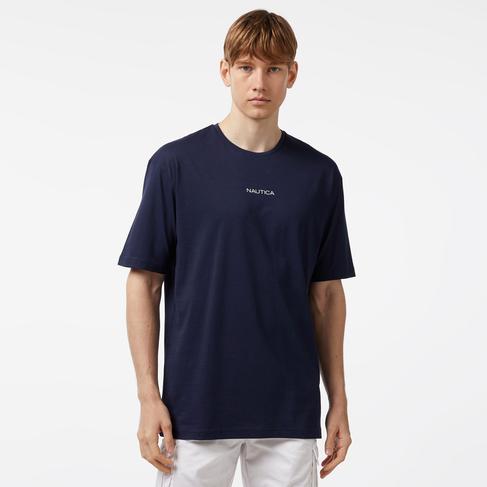  Nautica Erkek Lacivert Oversize T-Shirt